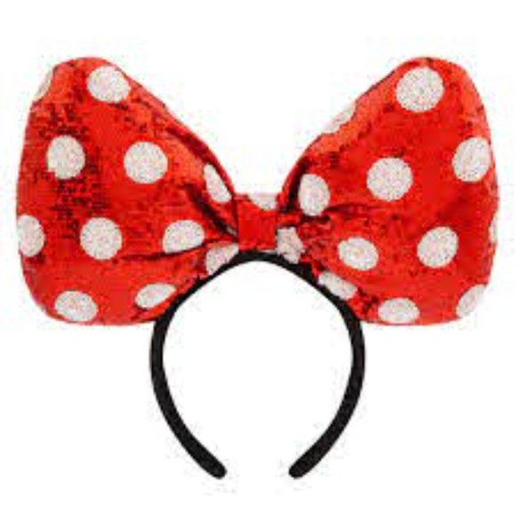 Disney Minnie Mouse Polka Dots Over sized Headband - Picture 3 of 3